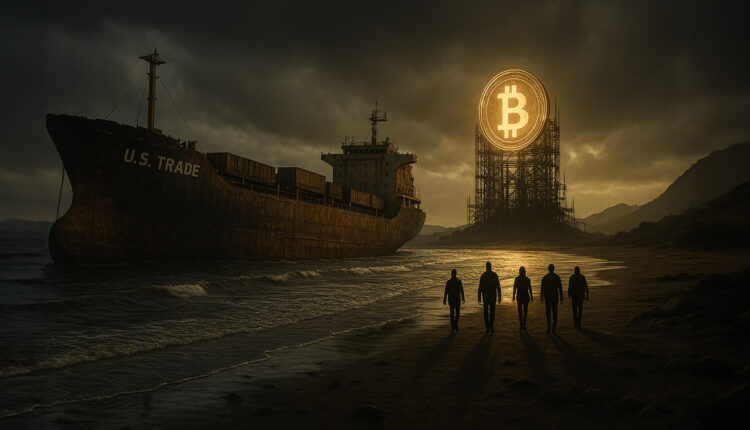 US imports crater 64%, exports 30% as trade war opens path to Hyper Bitcoinization