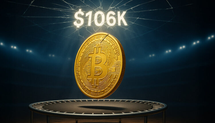 Bitcoin still cannot close a daily candle above $106k after 8 failed attempts in 2025