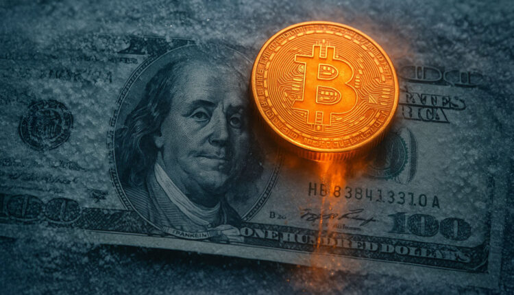 Bitcoin near all-time high as dollar slides to three-year low