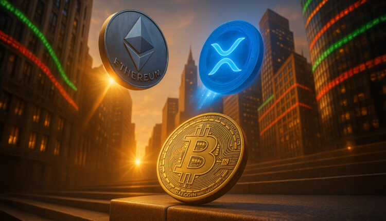 Ethereum and XRP steals spotlight in daily gains after Bitcoin reclaimed $106k
