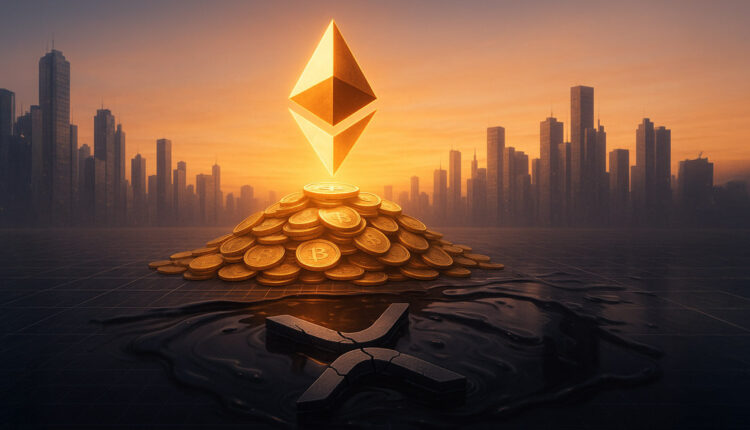 Ethereum outperforms with $321 million inflow as Bitcoin, XRP sees combined outflow of over $36 million