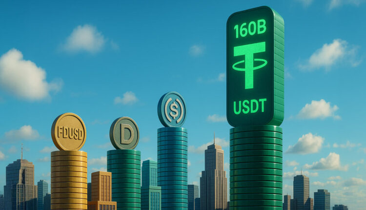 Tether mints $2 billion in USDT as supply reaches a record-breaking $160 billion