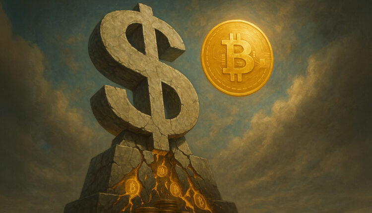 US Dollar decline pushed Bitcoin above $120k bringing Hyperbitcoinization closer