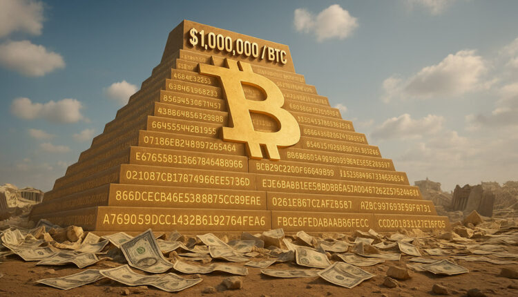 When will Bitcoin reach $1,000,000 per coin and a $20 trillion market cap?