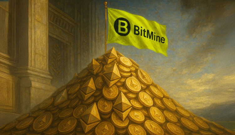 BitMine buys 833k ETH in 35 days to leapfrog SharpLink, stunning Wall St with $1.6B trading volume