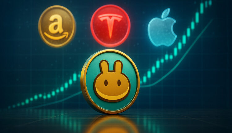 PancakeSwap launches tokenized stock futures for Apple, Tesla, Amazon with 25x leverage