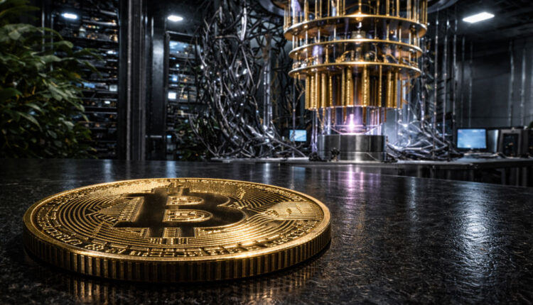 Futuristic city hub centered on an Aave-branded tower with connected networks, symbolizing its $25 billion dominance shaped by vision and contributors