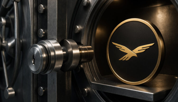 WLFI token inside an open vault as large loan is taken against illiquid holdings ahead of a major token dump