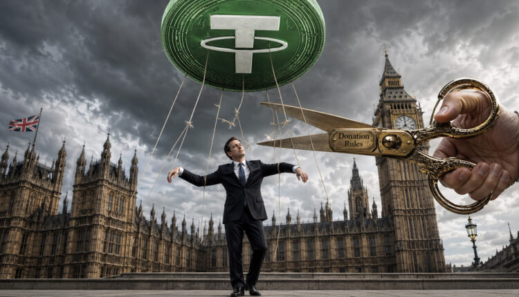 A Tether-linked billionaire poured £22M into UK politics – Now new donation rules may close the door