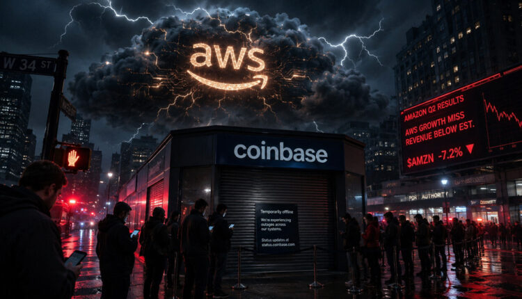 Coinbase went down for over 5 hours after missing earnings. Bulls still see a path to $300 billion by 2030