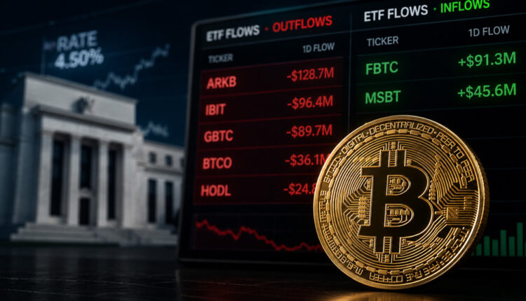 Bitcoin ETF outflows expose split demand after Warsh’s Fed debut