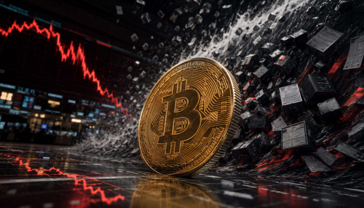 LUNA2 coin with AI-themed background after price surge driven by name confusion hype