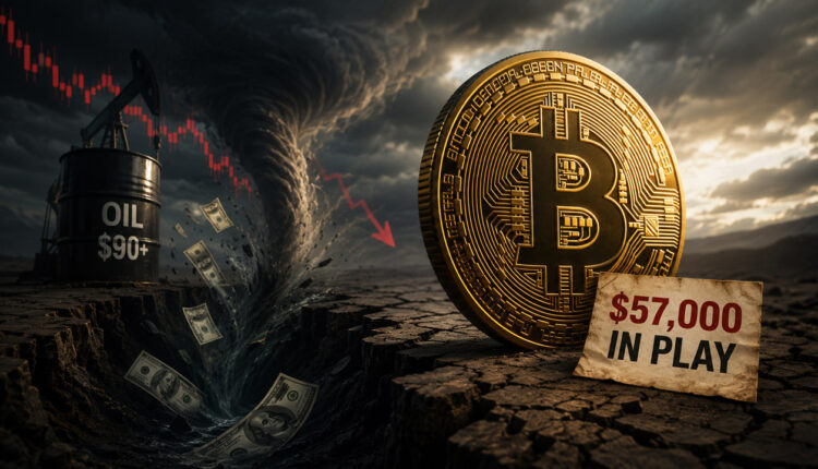 Bitcoin ETF inflows return, but $2.3 billion stablecoin liquidity drain leaves $57,000 exposed