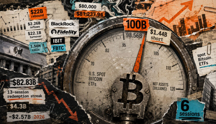 Bitcoin ETFs inflow streak reaches $2.2 billion in 6 days as assets near $100 billion