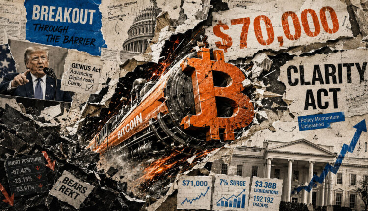 Bitcoin blasts past $72,000 as Trump, Treasury buybacks wipe out $3.1B in shorts