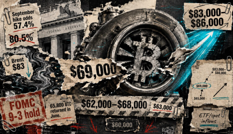 Bitcoin price breaking out toward $69,000 now opens a turbo path toward $84,000