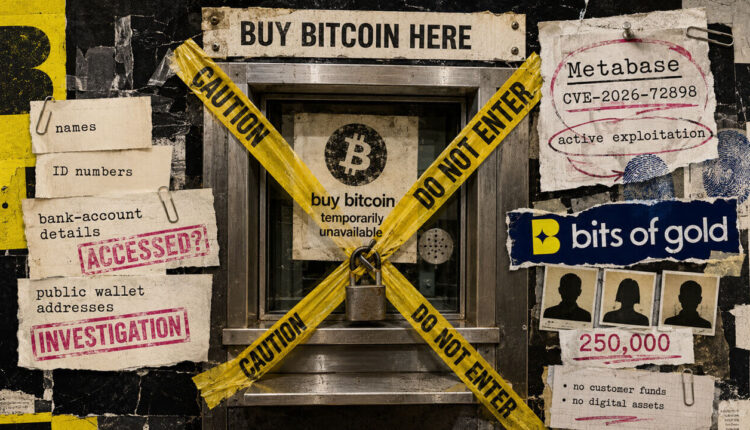 Bitcoin purchases halted after data breach puts 250,000 crypto users at risk