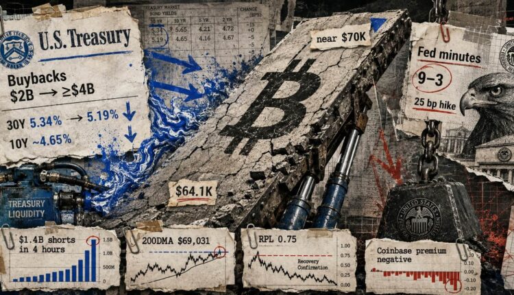 Bitcoin’s $69,000 breakout now hinges on yields after Fed warns more tightening may be needed