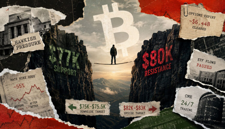 Bitcoin’s failed $81,000 breakout just put $75,000 back on the table