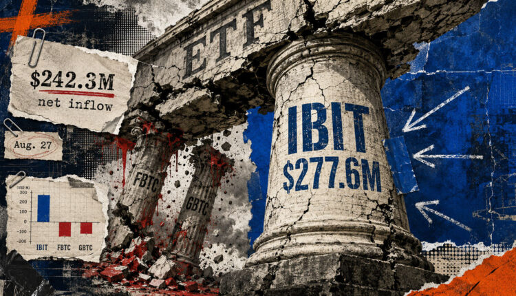 BlackRock just pulled in 115% of all Bitcoin ETF inflows in a single day as rival funds bleed cash