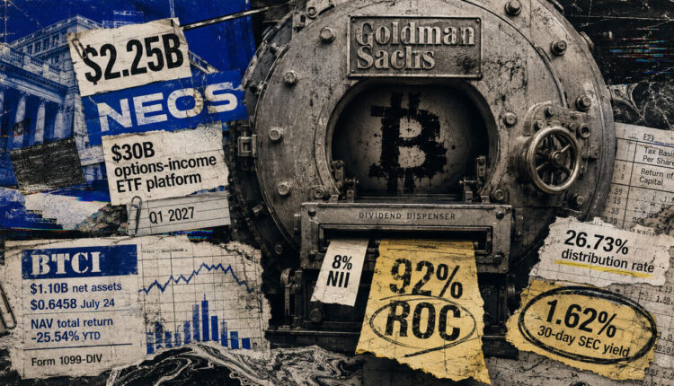 Goldman Sachs drops $2.25 billion to hijack the Bitcoin yield market and leapfrog BlackRock by 19x