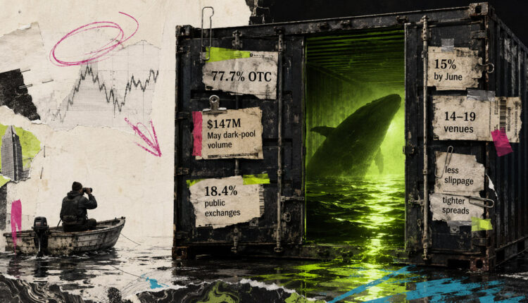 How institutional dark pools quietly ate 15% of crypto volume and killed the retail whale-watching edge