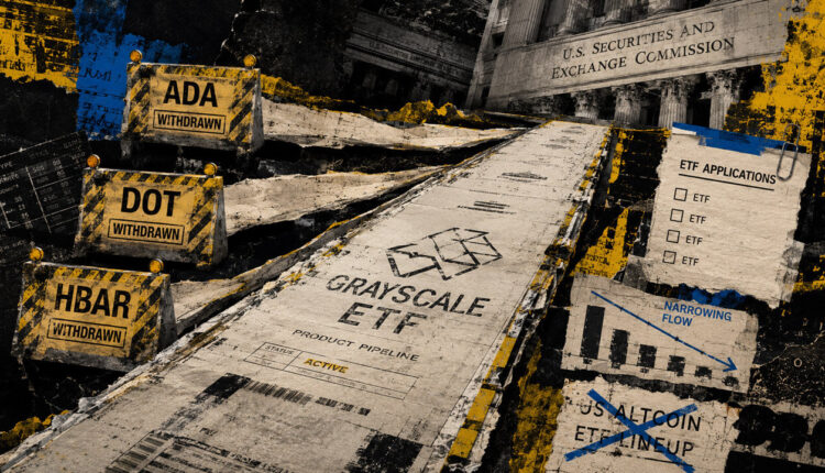 In just 190 seconds, Grayscale quietly pulled the plug on three major altcoin ETFs