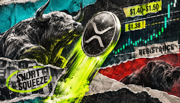 Sudden 22% XRP rally triggers forced market wide short-buying, driving XRP toward a make-or-break resistance test