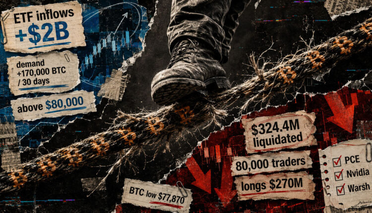 Why Bitcoin’s $80,000 rally just flipped from short squeeze to long squeeze