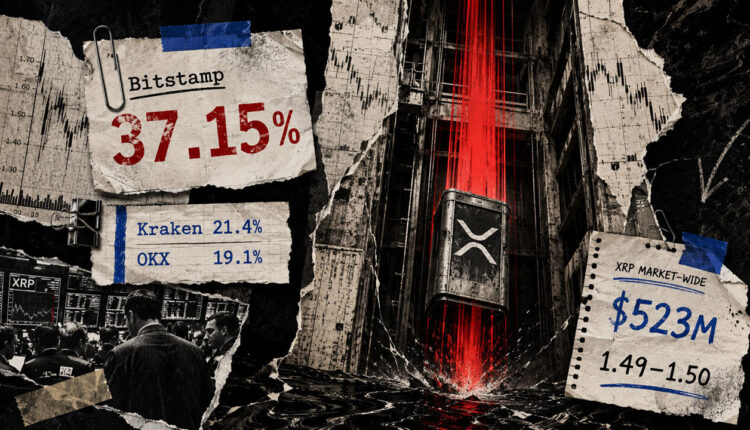 XRP crashes 37% in one Bitstamp wick while the wider market tells a different story