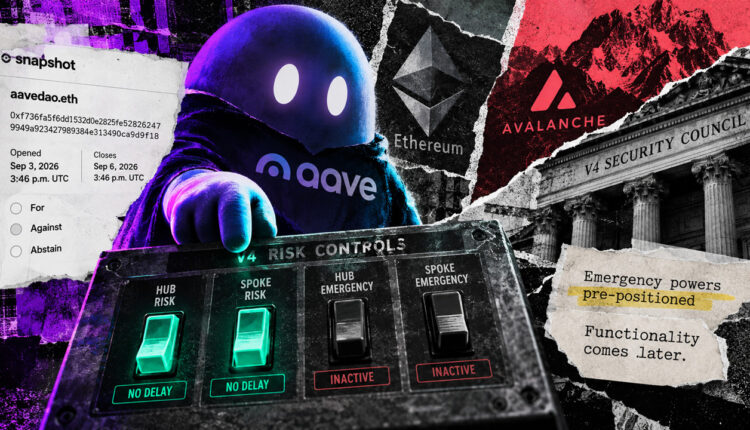 Aave crypto lending proposal would let emergency tools freeze markets – but not unfreeze them
