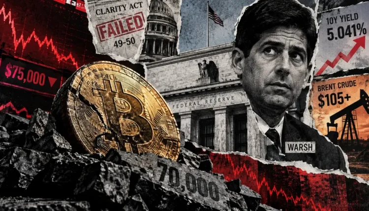Bitcoin absorbs initial pre-Fed sell-off, leaving $70K as a critical test for Warsh’s Fed decision