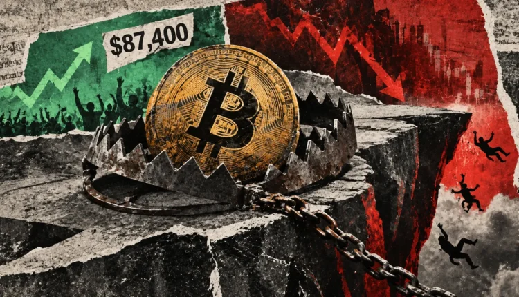 Bitcoin’s $87,000 rally just flipped from short squeeze to long risk
