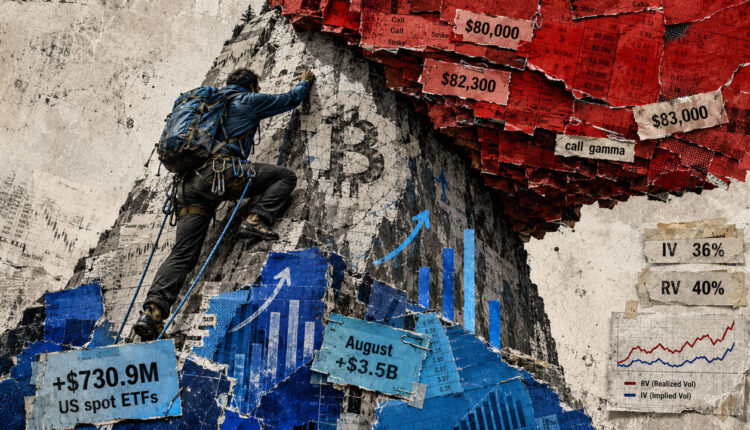 Bitcoin’s rally over $81,000 is finding real buyers, but options traders still aren’t pricing a clean breakout