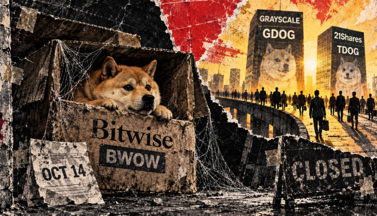 Bitwise is closing the lowest-fee Dogecoin ETF after rivals captured nearly all the capital
