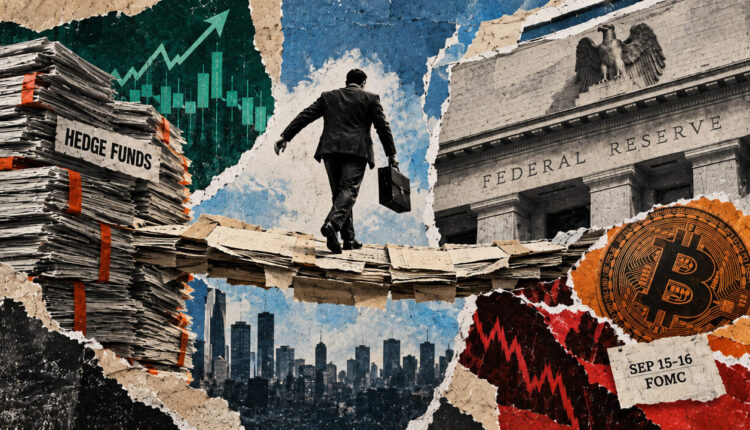 Fed data shows hedge funds added $400 billion before Bitcoin’s September rate test