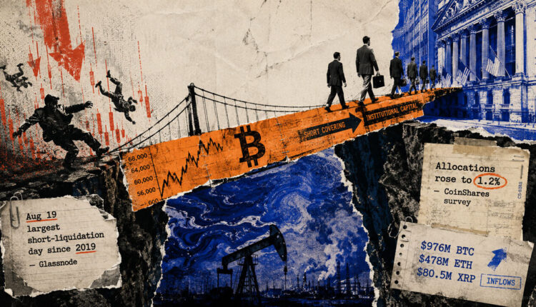How short liquidations cleared $500B in crypto positions before institutional buyers took over