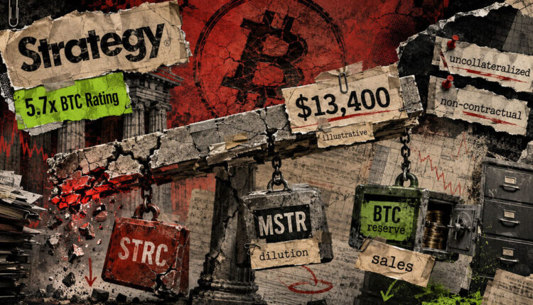 Michael Saylor’s $13,400 Bitcoin floor exposes the exact order of losses inside Strategy’s debt stack