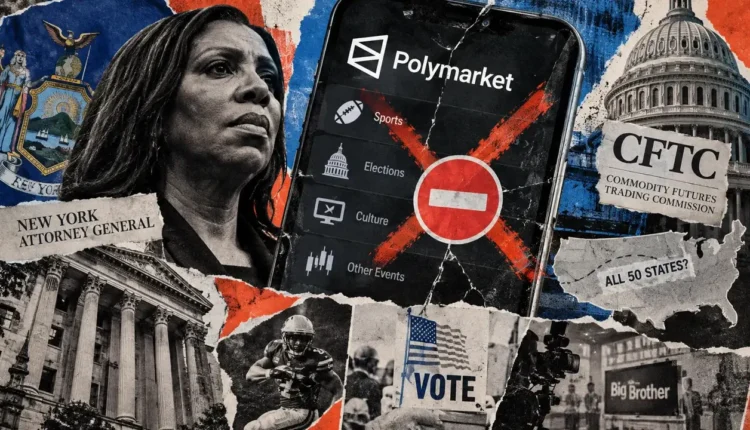 New York sues Polymarket, seeks triple gains and $100,000 penalties over prediction markets