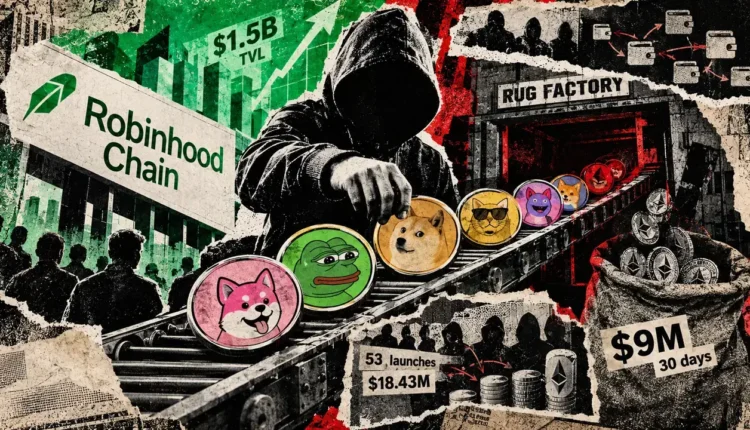 Robinhood Chain’s $1.5 billion boom is attracting memecoin rug factories