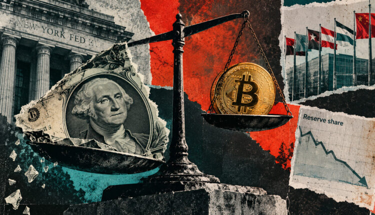 Why Bitcoin bulls shouldn’t mistake a shrinking dollar reserve share for central bank buying