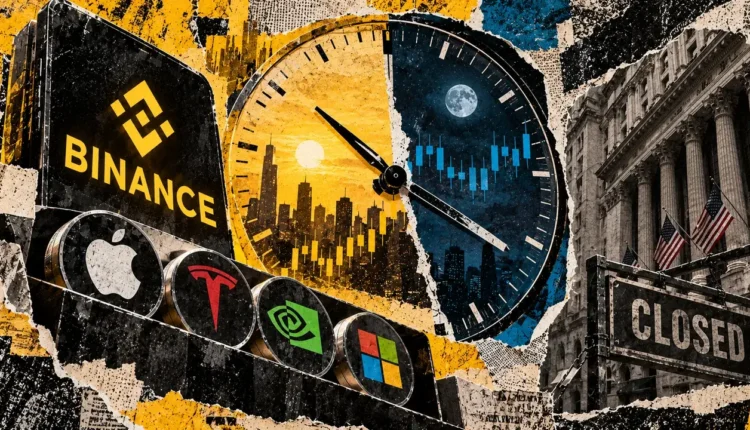 Binance will reprice stock-token collateral even when Wall Street is closed