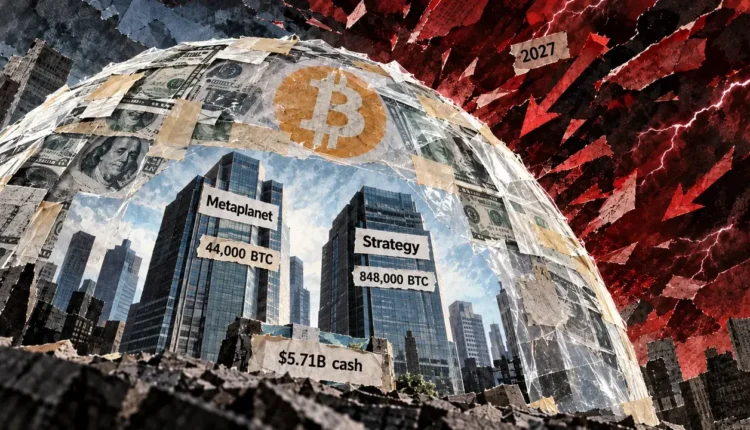 Bitcoin companies are learning that holding forever takes cash