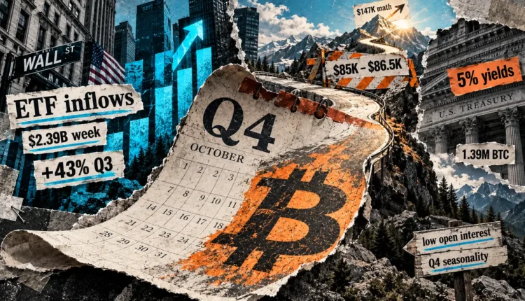 Bitcoin enters its best season after a 43% surge, with $147,000 suddenly on the math