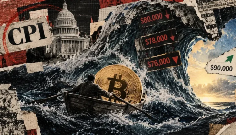 Bitcoin options price a quiet CPI week while shorts cluster at $76,000–$80,000