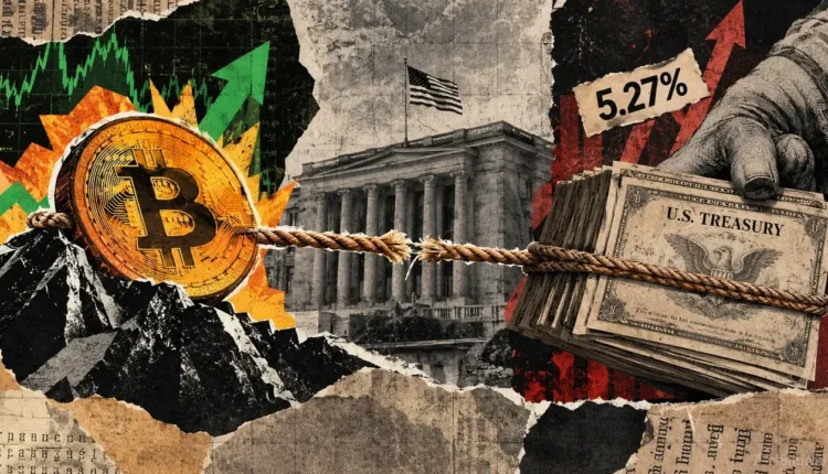 Bitcoin price has risen 84% since January 2024 while Treasury yields climbed
