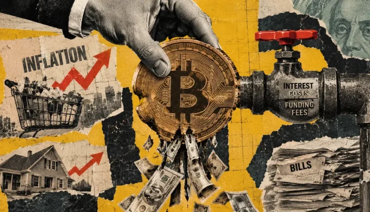 Bitcoin’s inflation hedge has a hidden cost, and leverage makes it worse