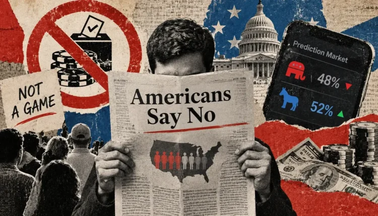 Prediction markets have a major problem as most Americans reject betting on elections