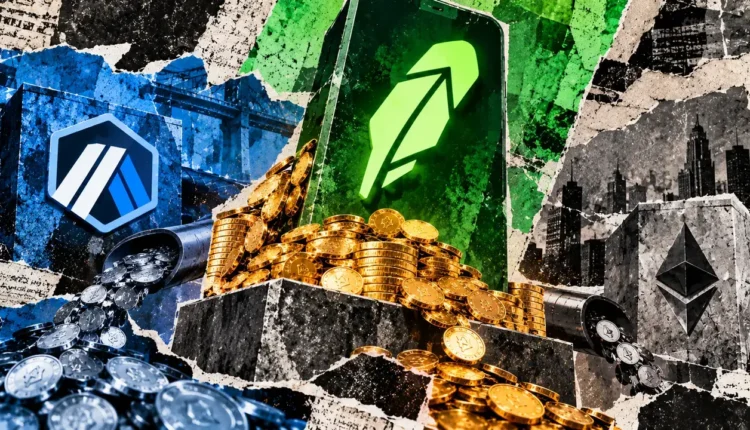 Robinhood generates $51 million in blockchain fees while Ethereum settlement costs total just $69,000