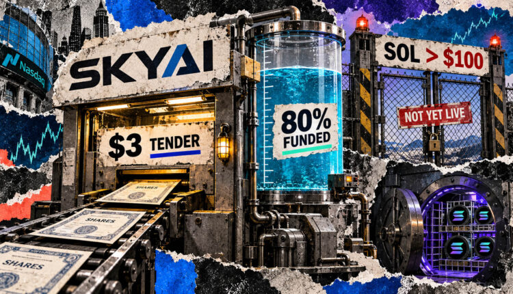 SkyAI risks SEC offer failure if SOL falls under $100